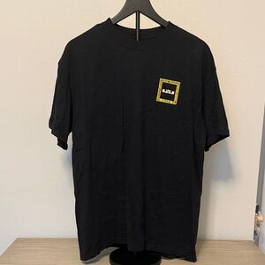 Nike Black Tee with Yellow Logo